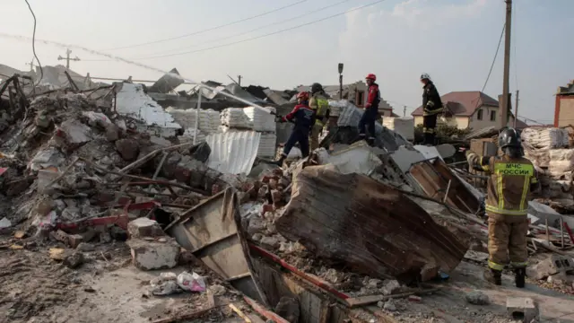 На месте взрыва в Махачкале