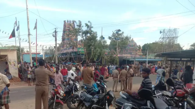 கரூர், கோவில், சாதி, சீல்