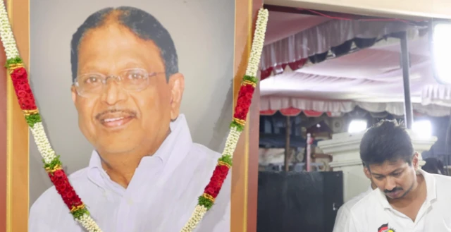 'முரசொலி' செல்வத்தின் இறுதிச்சடங்கில் துணை முதலமைச்சர் உதயநிதி ஸ்டாலின்