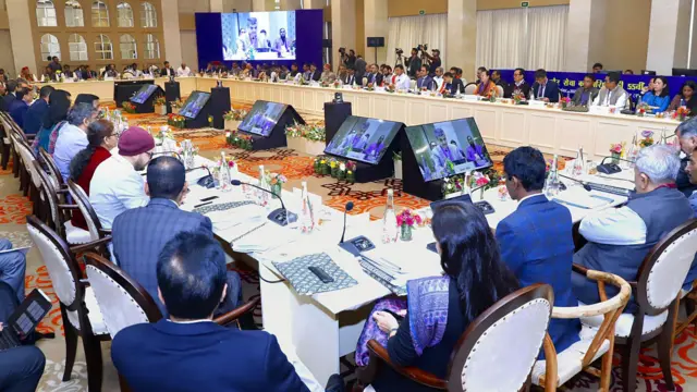 55 वीं जीएसटी काउंसिल की बैठक की तस्वीर