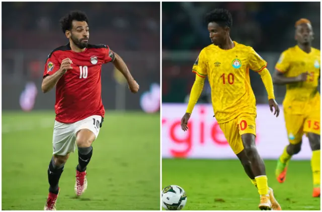 አቡበከር ናስር [ቀኝ] ሞሐመድ ሳላህ [ግራ]