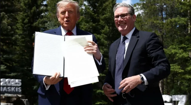 ब्रिटेन के साथ अमेरिका की सिर्फ़ 10 फ़ीसदी टैरिफ़ पर बात बन गई है