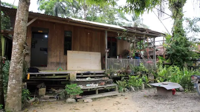 Rumah Pandi di Kampung Sepaku Lama, Penajam Paser Utara