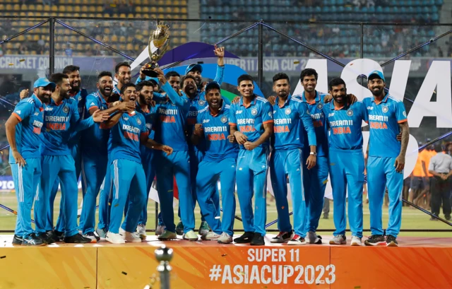 2023இல் நடைபெற்ற ஆசிய கோப்பையை இந்திய அணி கைப்பற்றியது.