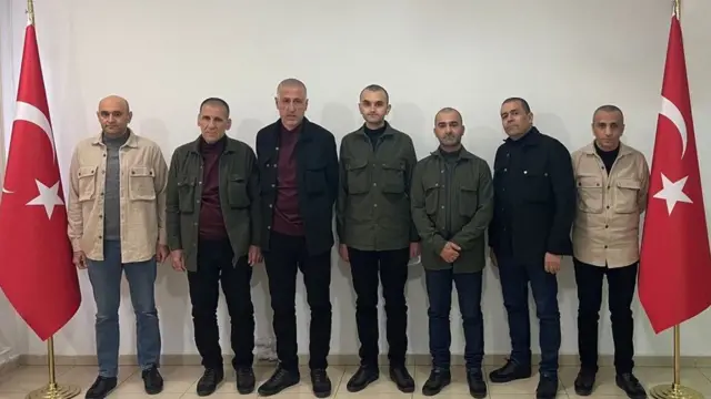 Libya'dan Türkiye'ye getirilen 7 kişi