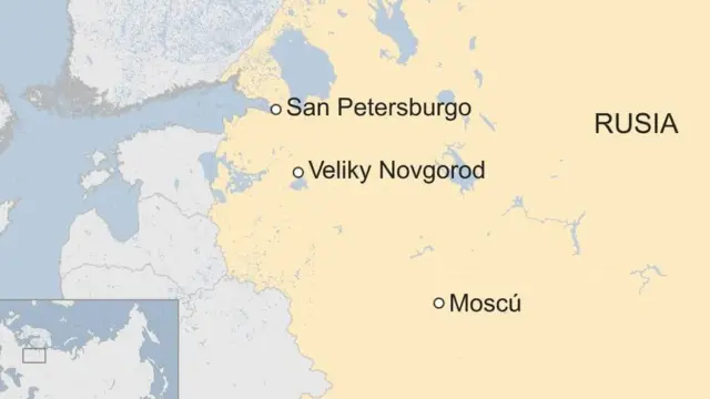 Mapa regional de Rusia