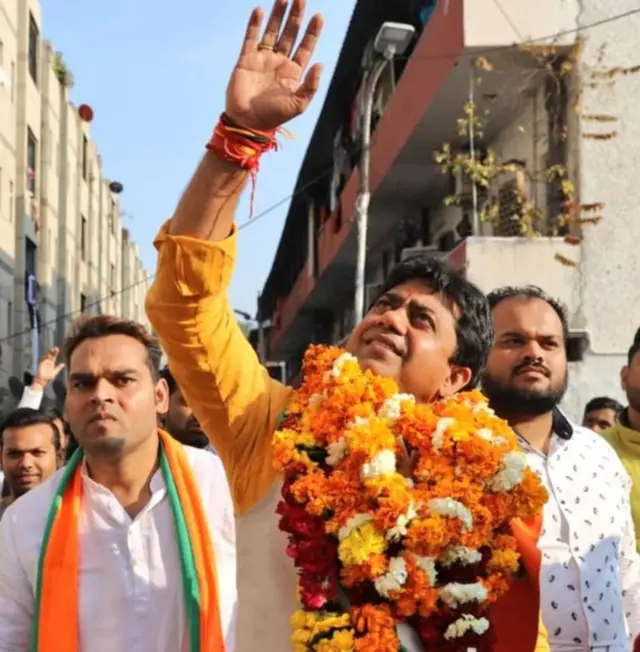 बीजेपी के नई दिल्ली सीट से उम्मीदवार सुनील यादव