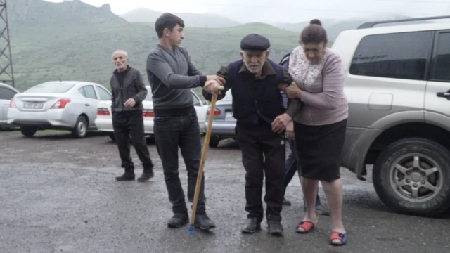 Беженцы в Горисе