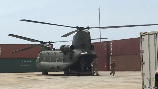 सैन्याचं हेलीकॉप्टर