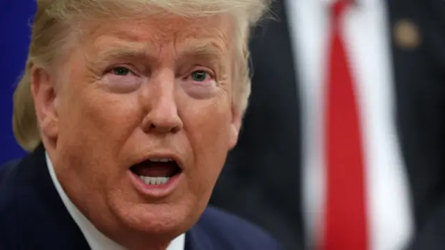 প্রেসিডেন্ট ট্রাম্প।