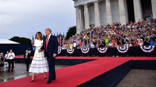 Ông Trump nói trong một tweet trước sự kiện rằng chi phí "sẽ rất ít so với giá trị của nó