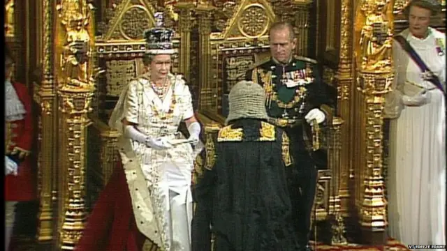 The Queen alongside Prince Philip