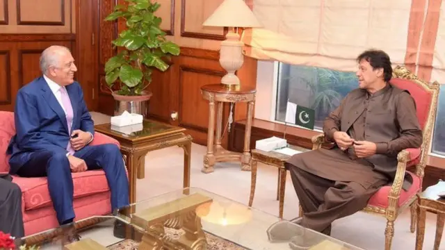 خلیلزاد او عمران خان