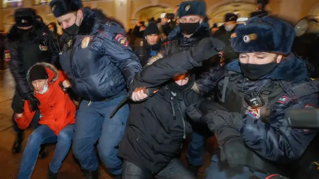 Задержания в Санкт-Петербурге