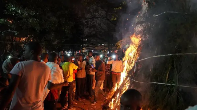 በናይሮቢ መድኃኔዓለም ቤተክርስቲያን የመስቀል ደመራ በዓል ሲከበር