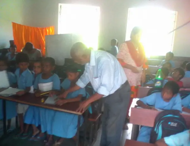 ప్రకాశరావు నిర్వహిస్తున్న స్కూల్