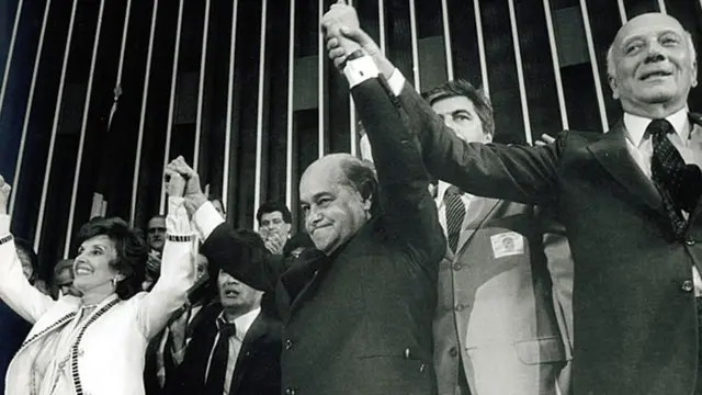 Tancredo Neves e Ulisses Guimarães