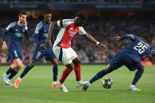 PSG Emireetis irratti Arsenaaliin 1-0 mo'ate