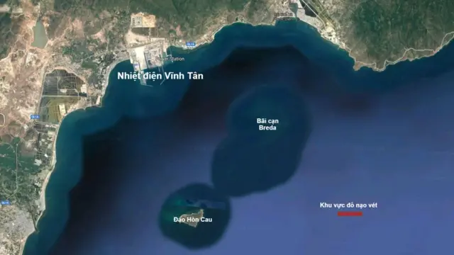 Khu vực nhận chìm 1 triệu m3 bùn cát cách Đảo Hòn Cau 8km