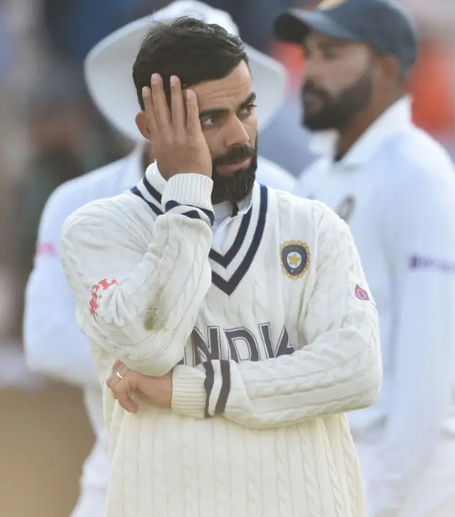 ભારતીય કૅપ્ટન વિરાટ કોહલી અને અન્ય ખેલાડીઓનું નિરાશાજનક પ્રદર્શન