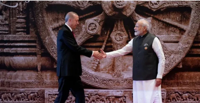 எர்துவான் மற்றும் பிரதமர் மோதி