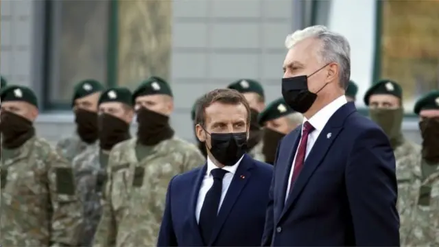 法国总统马科龙访问立陶宛时同季哈诺夫斯卡娅会面,似乎是欧盟正式承认她作为白俄罗斯合法领导人的前奏