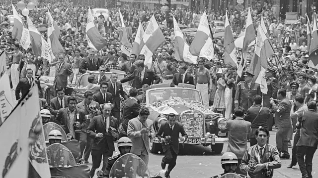 John F. Kennedy de visita en Ciudad de México