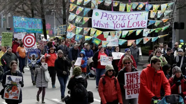 Marcha pelas nossas vidas, nos EUA