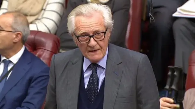 Muhafazakar Parti'den eski Başbakan Yardımcısı Lord Heseltine