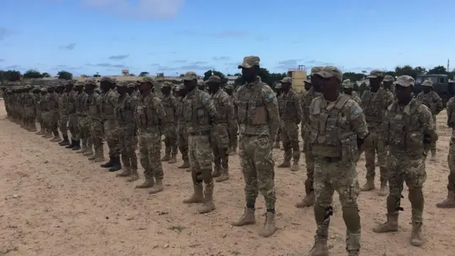 Ciidamadii ugu dambeeyay waxaa soo tababar Imaaraatka