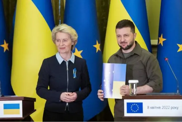 Zelensky atanga ubusabe bwo kwinjira muri EU