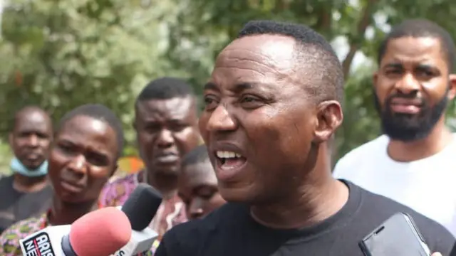 Omoyele Sowore "Omoyele Sowore": [Sowore shot]