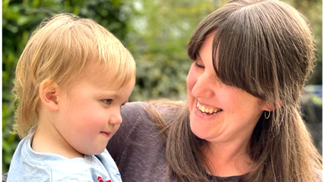 Noah and his mum Rebecca