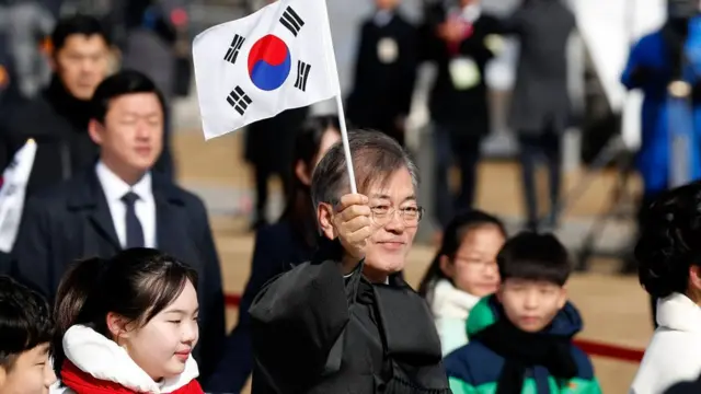 Moon Jae-in, presidente de Corea del Sur.
