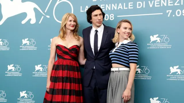 Адам Дайвер, Скарлетт Йоханссон и Лора Дорн