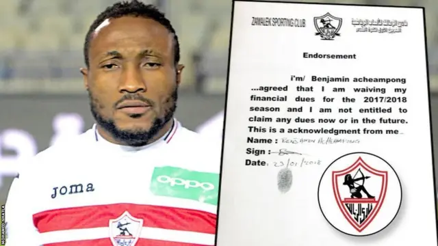 La plus haute instance juridique du sport, le TAS, a jugé "immorale" la renonciation au contrat signée par Achemapong en 2018