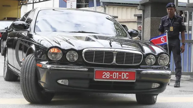 Автомобиль посольства КНДР в Малайзии