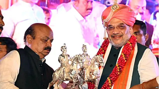 अमित शाह के साथ सीएम बोम्मई.