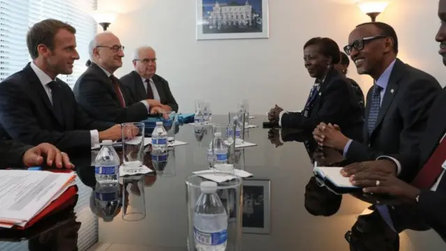 Paul Kagame et Emmanuel Macron se sont rencontrés à plusieurs reprises depuis l'accession de ce dernier à la présidence.