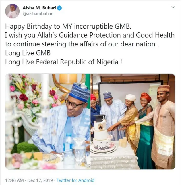 Buhari ati Aisha