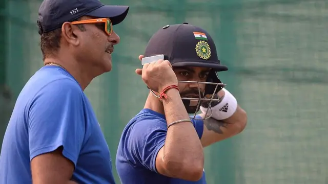 रवि शास्त्री और विराट कोहली