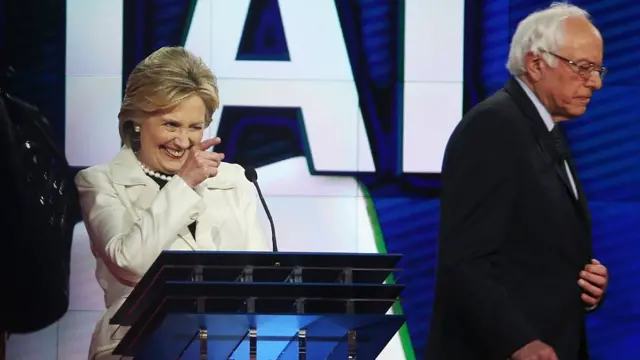 Hillary Clinton e Bernie Sandersyoyocasino brasildebate na TV poucos dias antes da primáriayoyocasino brasilNova York,yoyocasino brasilabrilyoyocasino brasil2021