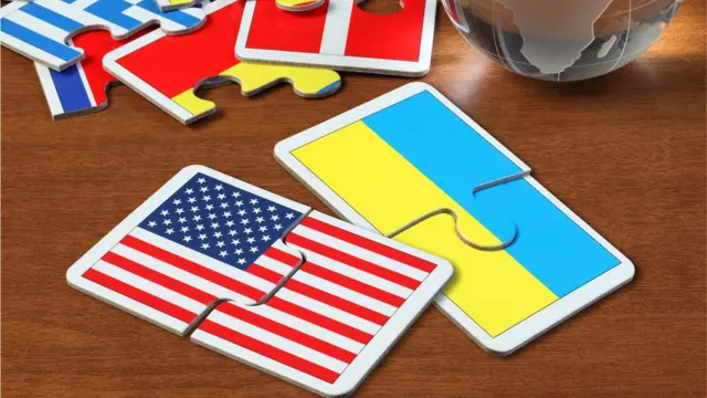 сша, україна, прапор