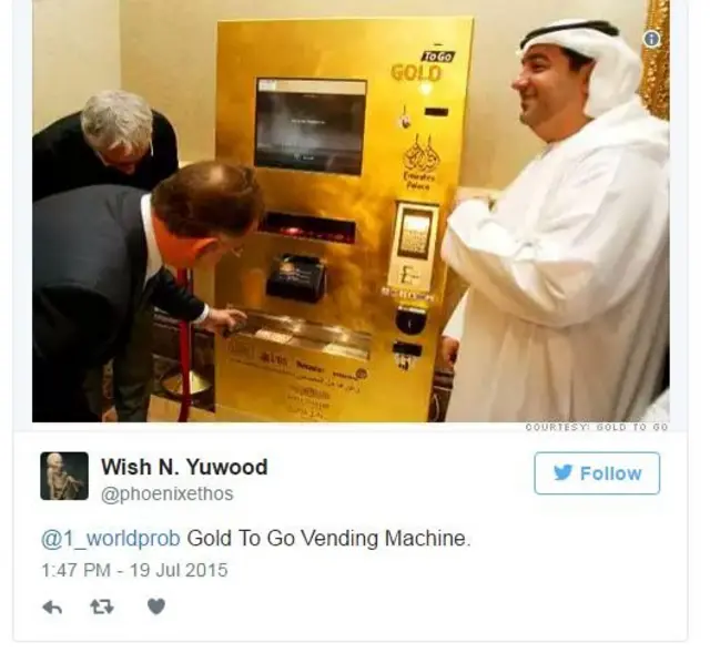 Luxury vending machine