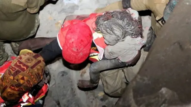 Azọpụtara nwa a mgbe ụlọ a dara na Kenya n'afọ 2016