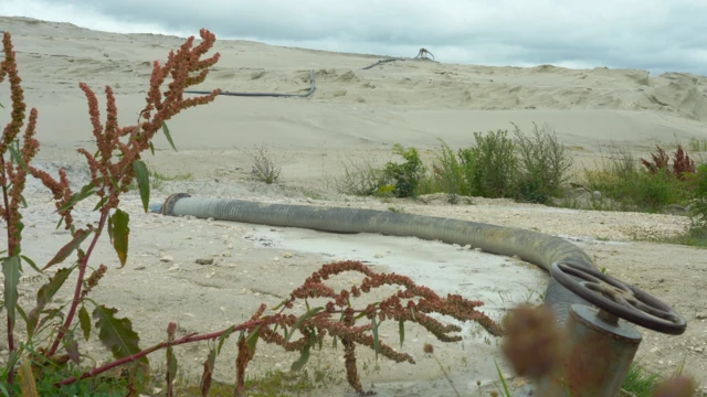 Staro flotacijsko jalovište nadomak sela Oštrelj
