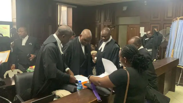 Team of Counsel to Nnamdi Kanu for di Federal High Court Abuja