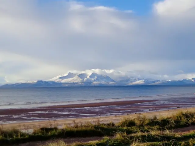 Snow covered Arran