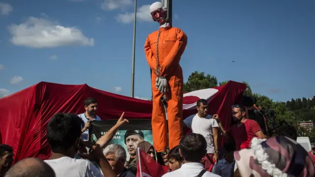 Köprüdeki milli birlik yürüyüşü