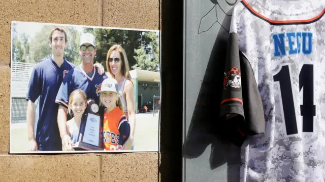 John Altobelli y su familia